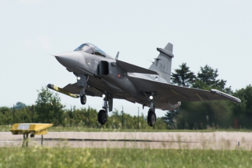 Gripen E nie będzie oferowany Belgii jako nowy samolot wielozadaniowy / Zdjęcie: Saab