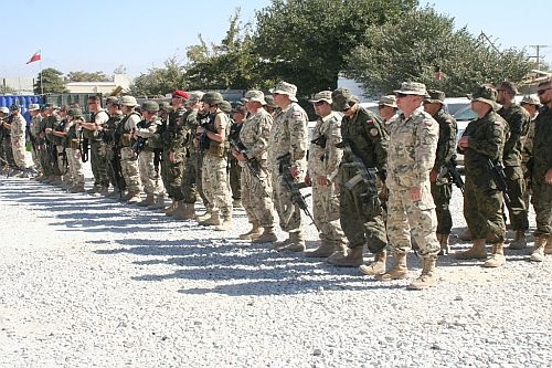 W bazie Bagram przeprowadzono ćwiczenie z zakresu ochrony miejsca stacjonowania żołnierzy PKW Afganistan / Zdjęcia: kpt. mar. Daniel Mazur, 15. Giżycka Brygada Zmechanizowana