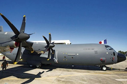 Pierwszy samolot transportowy Lockheed Martin C-130J dla Francji opuścił hale montażową w Marietta w Georgii 20 października 2017 / Zdjęcie: Ministère des Armées – Lockheed Martin