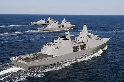W ramach toczącego się postępowania Royal Navy zamierza pozyskać co najmniej pięć nowych, lekkich fregat rakietowych. Okręty, z których pierwszy ma wejść do służby już w 2023, uzupełnią w linii większe fregaty typu City / Rysunek: Team 31, Babcock