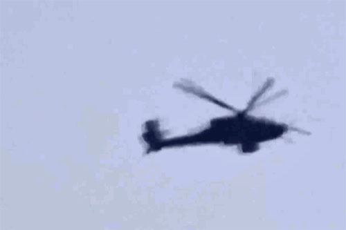 Saudyjski AH-64 nad Jemenem / Zdjęcie: via PressTV