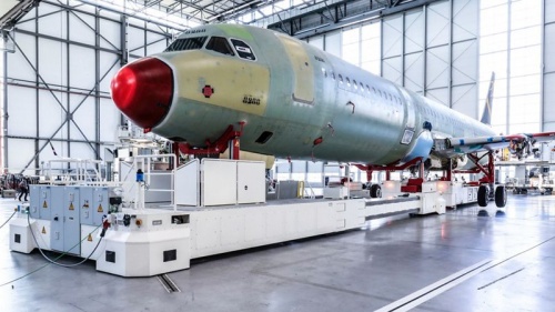 Nowa linia montażu umożliwi zwiększenia tempa produkcji samolotów rodziny A320 w Hamburgu do 60 miesięcznie / Zdjęcie: Airbus 