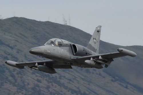 L-159E używane są jako agresorzy podczas szkolenia pilotów F-15 Eagle / Zdjęcie: Tech. Sgt. Jefferson Thompson, Oregon ANG