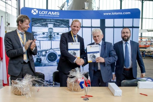 Umowa zawarta z KLM Cityhopper dotyczy wykonania przez  LOTAMS przeglądów ciężkich 26 samolotów Embraer  170/190 / Zdjęcie: LOTAMS