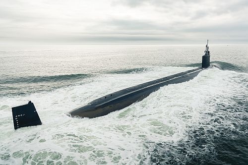 USS Indiana jest 16 atomowym OP typu Virginia przekazanym US Navy i ósmą jednostką dostarczoną przez Newport News Shipbuilding / Zdjęcie: NNS
