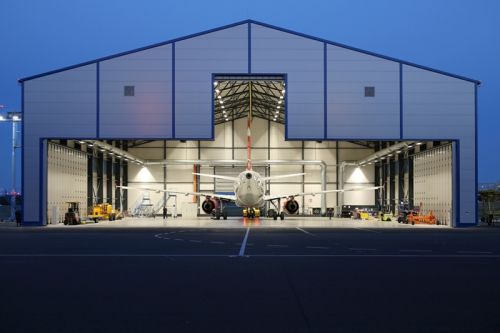 Nowy Hangar S pozwala na obsługę pojedynczego samolotu z rodziny Airbus A320, ATR lub Boeing 737 / Zdjęcia: Czech Airlines Technics