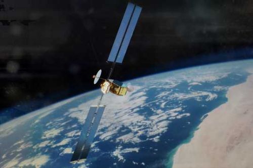 Wizualizacja satelity OneSat / Ilustracja: Airbus 
