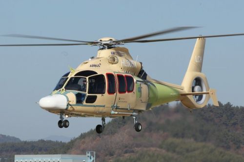 Prototyp LCH zbudowany w Republice Korei podczas pierwszego lotu / Zdjęcie: KAI 
