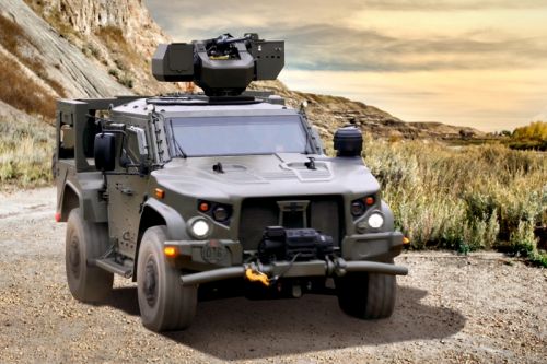Vojska Crne Gore otrzymają dla swoich JLTV zsmu Samson z 12,7-mm km / Zdjęcie: Elbit Systems