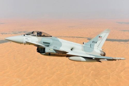 Wizualizacja Eurofightera w barwach wojsk lotniczych Kuwejtu / Ilustracja: Eurofighter