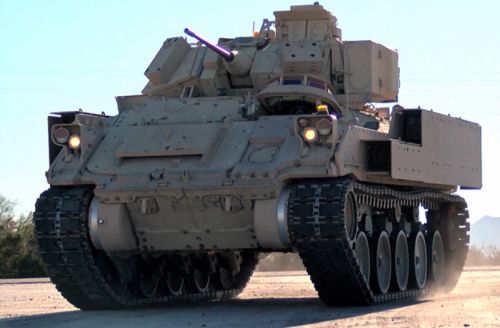 Zawieszenie hydropneumatyczne  jest już używane w wzt M88A3. Proponowane jest ono również dla czołgów M1 Abrams / Zdjęcie: Yuma Proving Ground