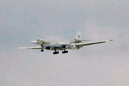 Zmodernizowany bombowiec strategiczny Tu-160M w pierwszym locie, Kazań, 2.02.2020 / Zdjęcie: PAO Tupolew