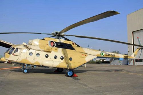Śmigłowiec Mi-171E odebrany 6 lutego 2020 przez nigeryjskie wojska lotnicze / Zdjęcie: NAF