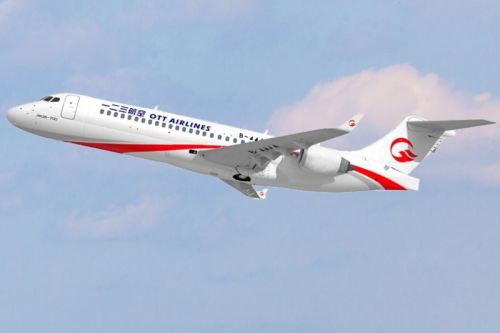 ARJ21-700 w barwach OTT Airlines / Ilustracja: China Eastern Airlines