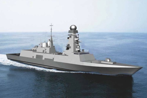 Program fregat FREMM jest najpoważniejszym - bezpośrednio obecnie realizowanym - projektem francuskiej marynarki wojennej. Zakłada wymianę 3 typów fregat, jednym, w kilku odmianach. Jednocześnie nowe okręty o wyporności 6000 t, a więc większe od poprzedników, zapewnią zdecydowany wzrost potencjału bojowego / Rysunek DCNS