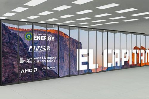 Superkomputer El Capitan będzie zajmować powierzchnię równą dwóm boiskom do koszykówki i ważyć tyle, ile 35 autobusów szkolnych / Zdjęcie: HPE