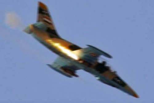 Samolot L-39 wojsk Libijskiej Armii Narodowej / Zdjęcie: via ATH