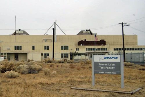 Jeden z budynków zakładów Boeinga w Moses Lake / Zdjęcie: iFIBER ONE News