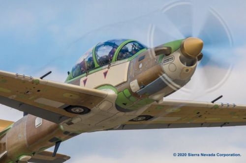 Wojska lotnicze Nigerii zamówiły 12 A-29. Obecnie w zakładach w Jacksonville trwa ich montaż końcowy / Zdjęcie: Sierra Nevada Corporation