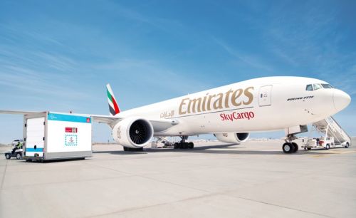 Siatka połączeń Emirates SkyCargo obejmuje wszystkie główne klastry farmaceutyczne i zakłady produkcyjne, ułatwiając ewentualny transport szczepionki przeciwko COVID-19 po rozpoczęciu jej produkcji / Zdjęcie:  Emirates SkyCargo