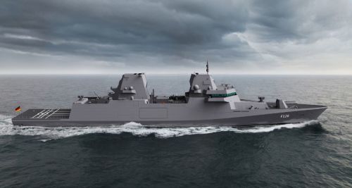 Odbiór pierwszej ukończonej fregaty F126 ma się odbyć w 2028 w Hamburgu / Ilustracja: Damen