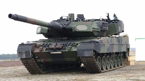 Niemiecki czołg podstawowy Leopard 2A7 wyposażony w aktywny system obrony pojazdu Trophy HV / Zdjęcie: MO Izraela