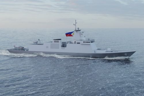 Nowe filipińskie korwety będą okrętami większymi od fregat typu Jose Rizal / Ilustracja: HHI