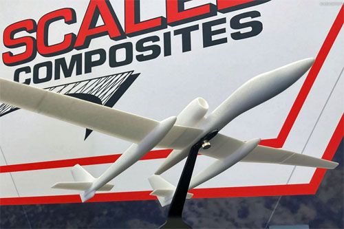 Model samolotu Model 412 pokazany przez Scaled Composites podczas AIAA SciTech w San Diego / Zdjęcie: Twitter