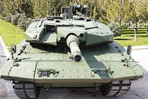 Modernizacja ma zwiększyć potencjał tureckich czołgów do poziomu zbliżonego do prezentowanego przed laty demonstratora Leoparda 2A4 NG / Zdjęcie: Twitter