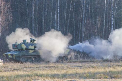 Próby prototypu armatomoździerza 2S42 Lotos rozpoczęły się w 2019 / Zdjęcie: Rostiech