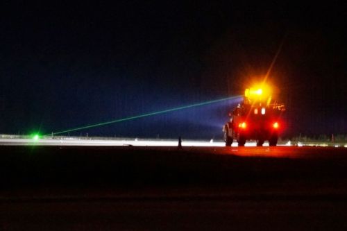 Niebezpieczne ładunki będą zwalczane przez RADBO z bezpiecznej odległości za pomocą lasera Zeus III / Zdjęcia: US Air Force