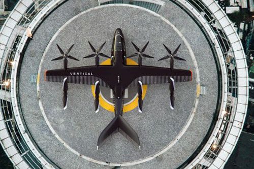 Wizja samolotu eVTOL Vertical VX4 / Ilustracja: Vertical Aerospace