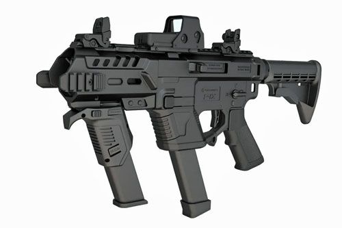 Zestaw do konwersji Recover Tactical P-IX przeznaczony do zmiany pistoletów Glock 45 w karabinki szturmowe / Ilustracja: Recover Tactical