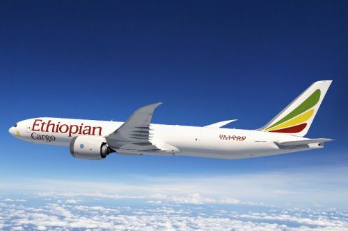 Wizualizacja 777-8 Freighter w barwach Ethiopian Airlines. Amerykański koncern zdobył dotychczas zamówienia na 34 samoloty tego typu / Ilustracja: Boeing