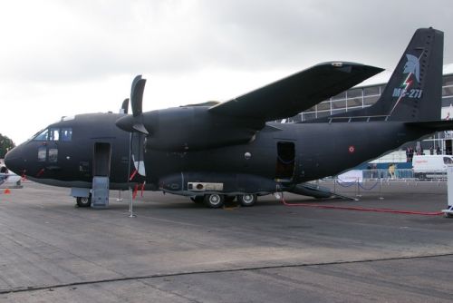 Do tej pory wersje specjalistyczne C-27J obejmowały samolot walki elektronicznej EC-27J JEDI (Jamming and Electronic Defence Instrumentation) i wsparcia bezpośredniego MC-27J Praetorian (na zdjęciu) / Zdjęcie: Maciej Hypś