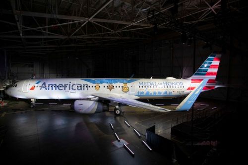 Pierwszą oficjalną misją Flagship Valor będzie lot z Dallas-Fort Worth do Waszyngtonu z żołnierzami odznaczonymi Medalem Honoru / Zdjęcie: American Airlines 
