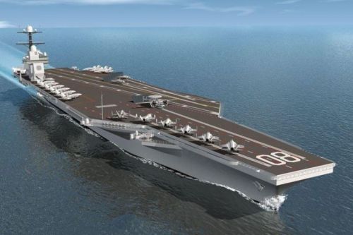 CVN-80 jest 9. amerykańskim okrętem noszącym nazwę Enterprise / Ilustracja: HII