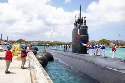 11 kwietnia przebazowany okręt podwodny USS Annapolis świętował 30. rocznicę przyjęcia do służby / Zdjęcie: US Navy