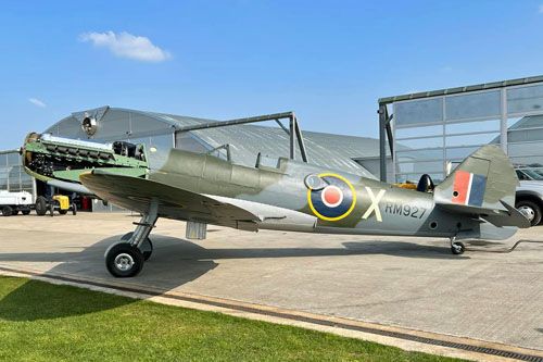 Spitfire FR.XIV RM927 (nr ser. 6S/381758) w ostatniej fazie prac renowacyjnych / Zdjęcie: Air Leasing Ltd.