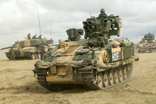 Zadaniem wozów przeciwlotniczych Alvis Stormer Starstreak będzie osłona ukraińskich pododdziałów wojsk pancernych i zmechanizowanych / Zdjęcie: MO Wielkiej Brytanii