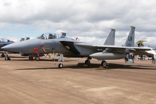 493. eskadra myśliwska była ostatnią jednostką USAF w Europie wyposażoną w F-15C/D / Zdjęcie: Maciej Hypś