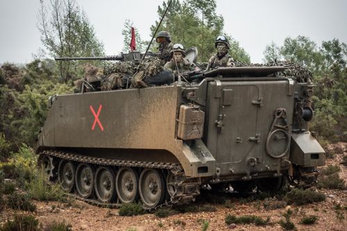 Exército Português dysponują 237 gąsienicowymi pojazdami opancerzonymi rodziny M113 / Zdjęcie: Allied Joint Force Command Brunssum