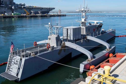 Jednym ze średnich bezzałogowców podlegających USVDIV One będą jednostki Sea Hunter / Zdjęcie: US Navy