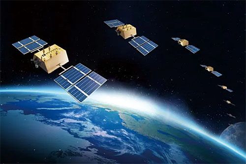 Wizja satelitów Geely-1 na niskich orbitach wokółziemskich / Ilustracja: Geely Group