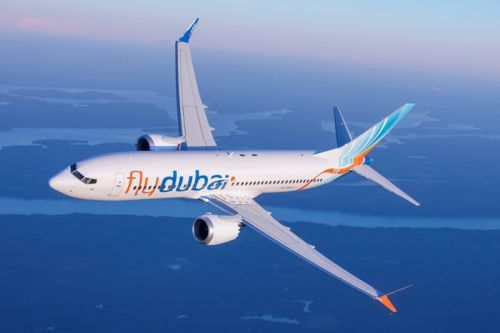 Loty Match Day Shuttle będą obsługiwane przez flotę należących do flydubai Boeingów 737 MAX / Zdjęcie: flydubai