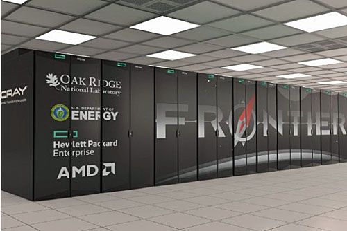 Amerykański superkomputer Frontier – lider klasyfikacji TOP500 / Zdjęcie: HPE – Oak Ridge National Laboratory