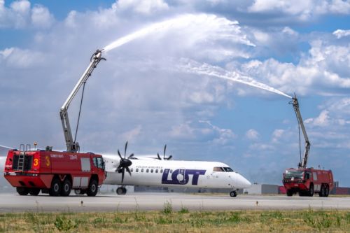 Loty PLL LOT z Rzeszowa-Jasionki do Wenecji będą odbywały się raz w tygodniu, a obsługiwać je będą Bombardiery Q400 / Zdjęcie: Port lotniczy Rzeszów-Jasionka