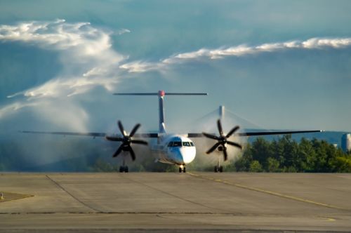 Pierwszy samolot z Olsztyna przyleciał do Rzeszowa 17 czerwca 2022 / Zdjęcie: Port lotniczy Rzeszów-Jasionka