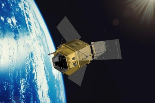 Satelita FORUM o masie 883 kg zostanie umieszczony na orbicie polarnej na wysokości 830 km nad powierzchnią Ziemi. Wyniesie go tam rakieta Vega-C, wystrzelona w 2027 z Kourou w Gujanie Francuskiej. FORUM będzie dziewiątą misją Earth Explorer programu ESA Future Earth Observation / Ilustracja: Airbus