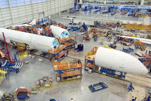 Zatrzymana produkcja Boeinga 787 / Zdjęcie: Boeing